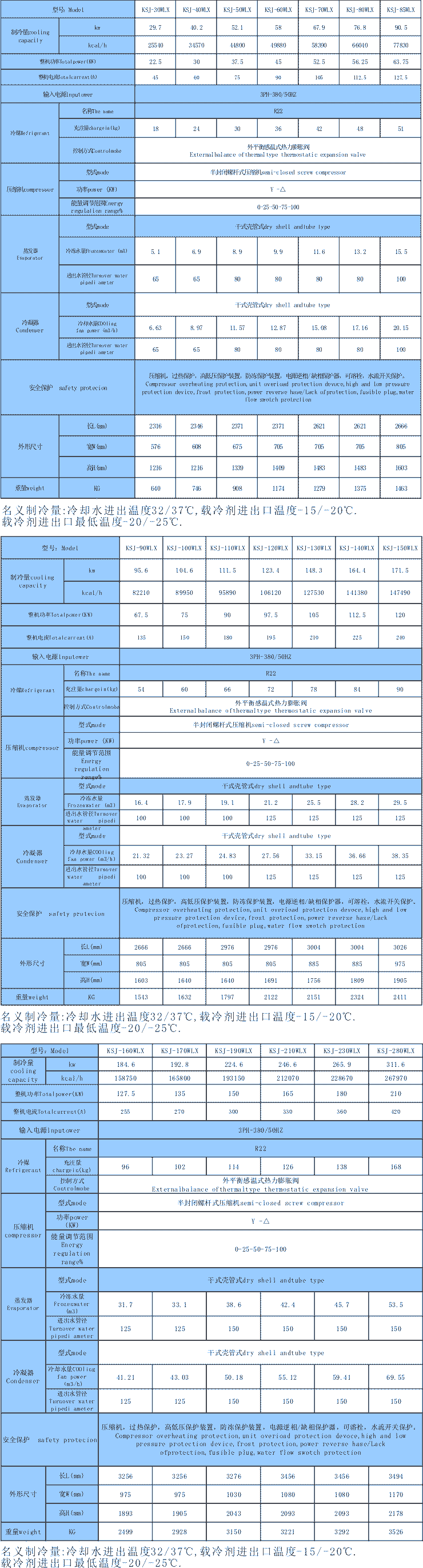 低溫螺桿制冷機組