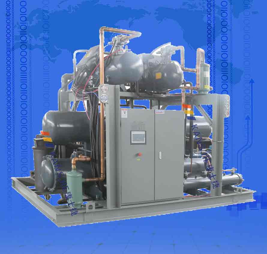 -70℃～-90℃螺桿式復(fù)疊超低溫制冷機(jī)組