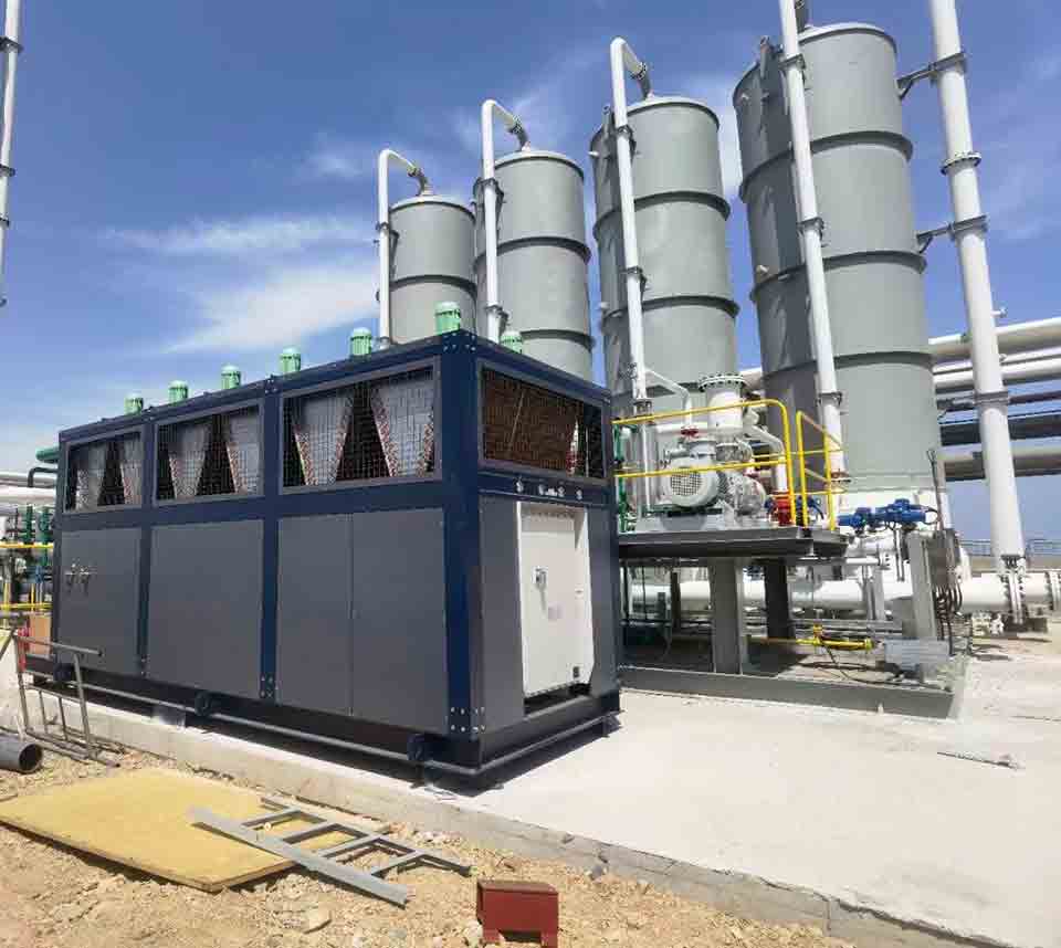 氣體冷凝復(fù)疊式冷凍機(jī)組-150℃～-40℃